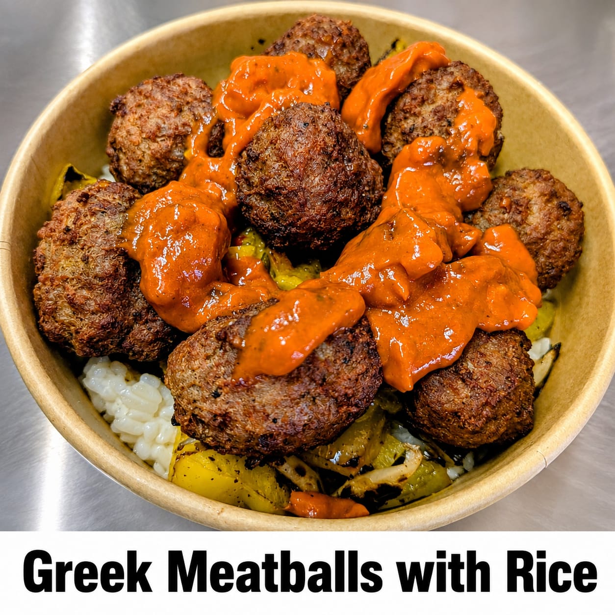 Keftedaki with Rice
