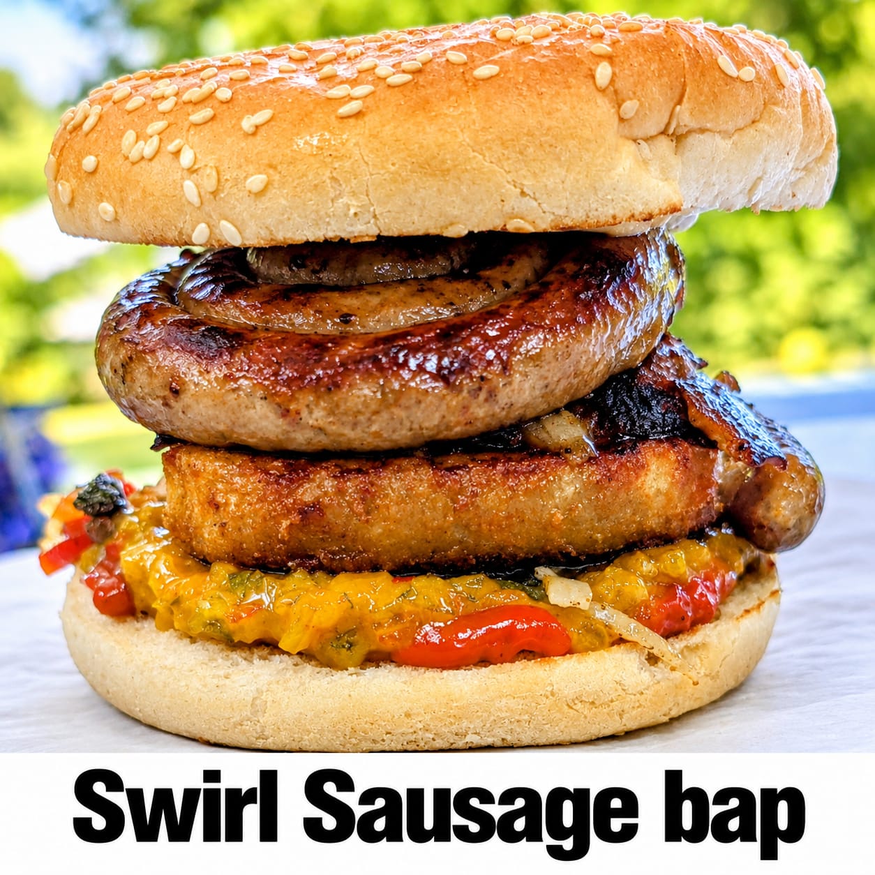Swirl Sausage Bap