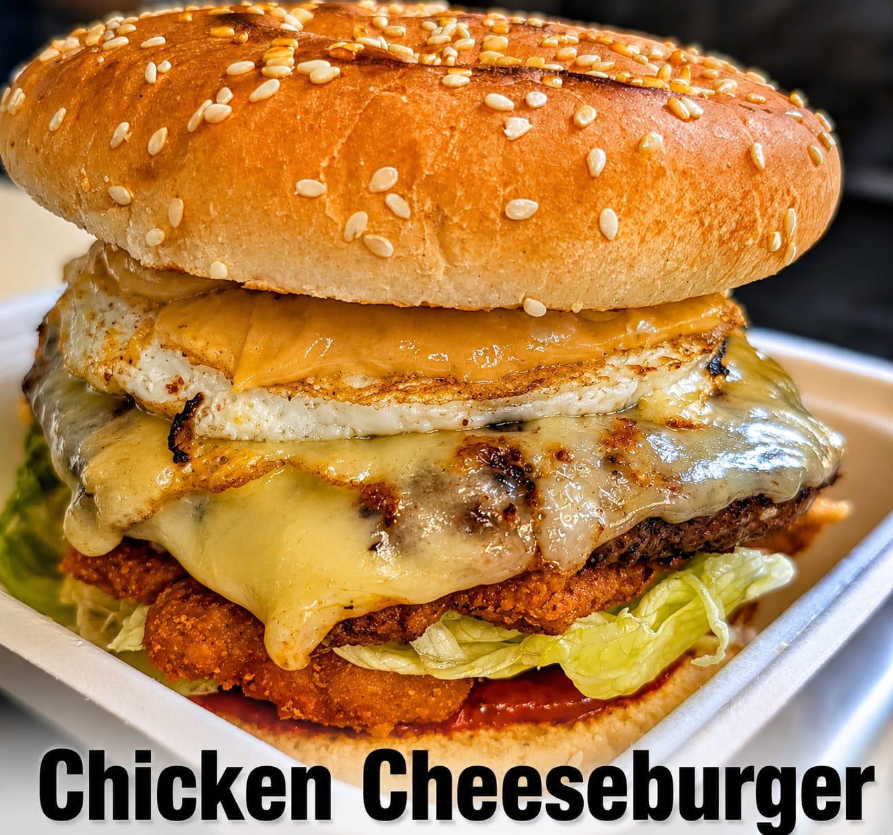 Chicken Cheeseburger