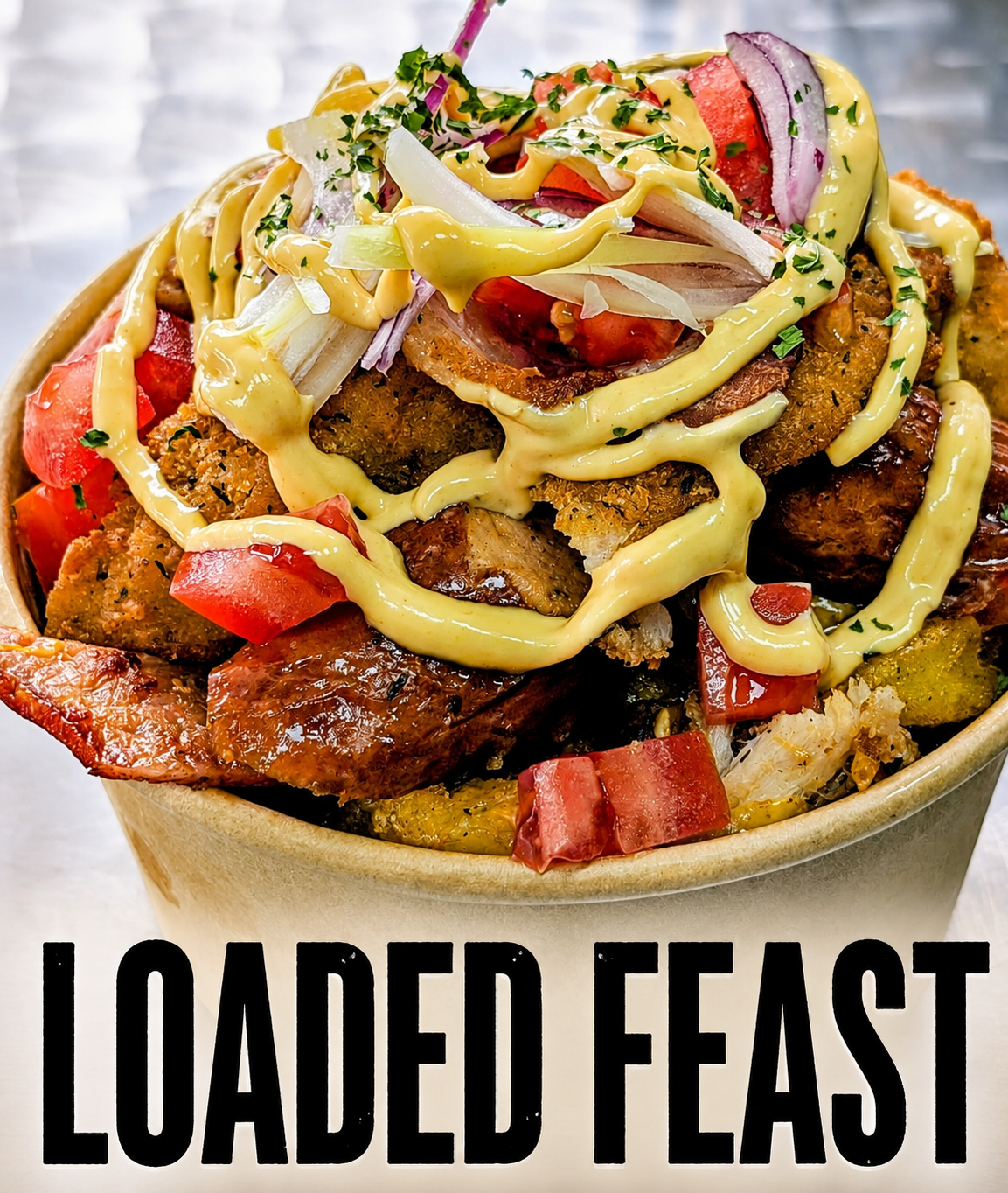 Loaded Feast, freshly cooked by Odd Fancy Kitchen