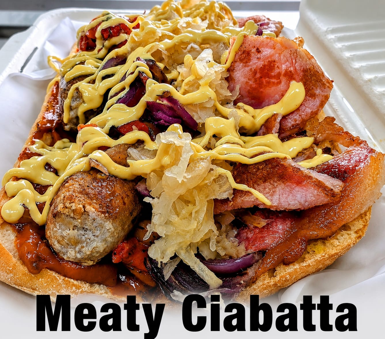 Meaty Ciabatta + Small Fries
