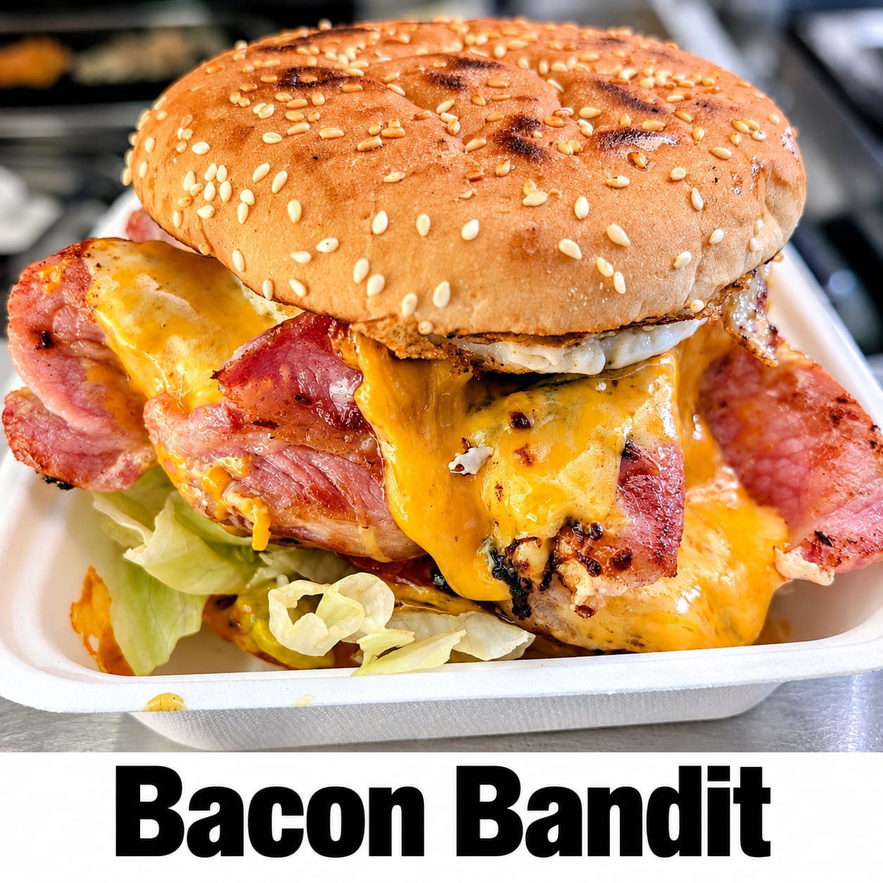 Bacon Bandit, freshly cooked by Odd Fancy Kitchen